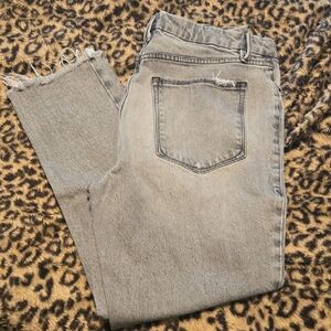 Good American Light Gray Denim Jeans